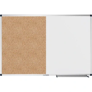 Lakovaná/korková tabule kombinovaná UNITE 60x90 cm