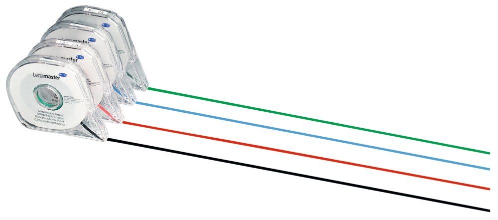 Dělící páska 3 mm x 8 m, samolepící, ČERVENÁ