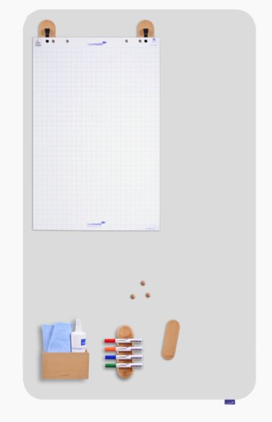 Dřevěný magnetický držák popisovačů