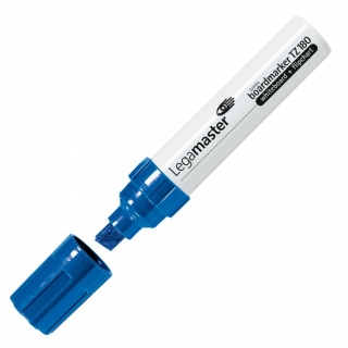 Popisovač Legamaster JUMBO TZ180 na tabule, 3-12 mm, šikmý hrot - MODRÝ